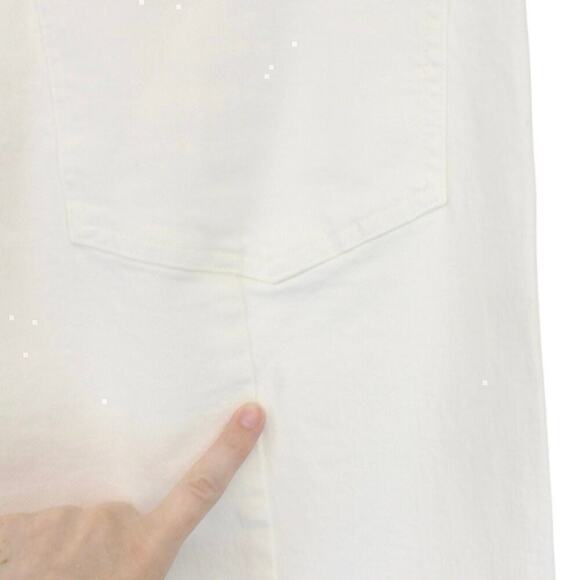 Madewell Emmett Wide-Leg Crop Jean Welt Pocket Edition Tile White Size 31 P NWT - Picture 8 of 8